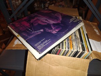 Vinyl Albums Box Mixture (80's , Jazz, Neil Diamond,  The Beatles,  Billy Joel, Barbara Streisand)