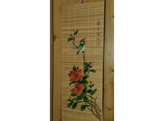 Bamboo Painted Bird Wall Art