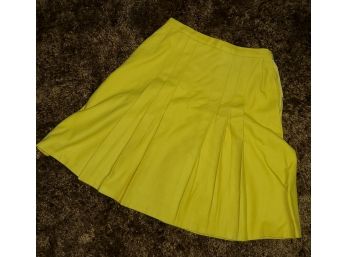 Vintage Wool S Bobbie Brooks Yellow Skirt Vintage 26' Waist