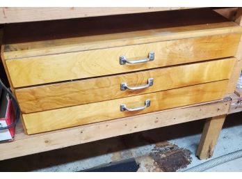 Wooden 3 Drawer Tool Holder Cabinet