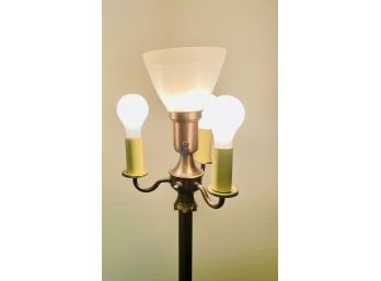 Vintage Copper 4-bulb Lamp