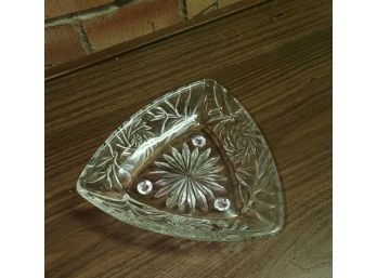 Glass Triangle Bowl