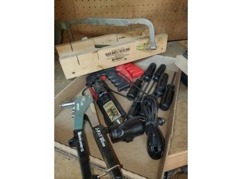Tool Set 10 - Riveter, Drexel, Volt Meter, Screwdrivers