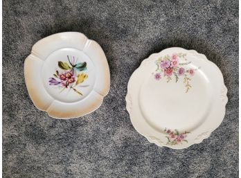 Set Of 2 Antique Plates