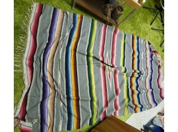 Mexican Blanket Stripes With Pink