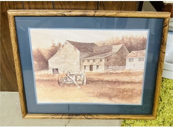 Vintage Old Barn Framed Art