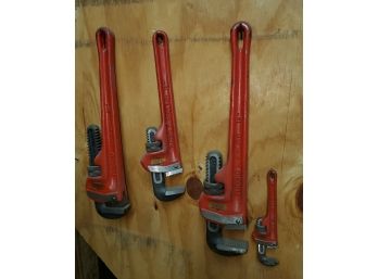 Rigid Red Wrench Set Of 4