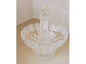 Clear Glass Basket
