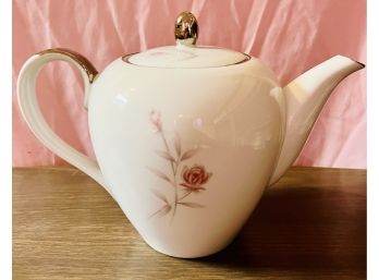 Tea Set Fit For A Queen! Fine Seyei China From Japan Dusty Rose