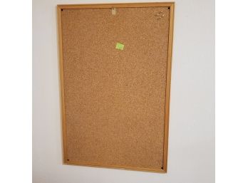 Framed Cork Board 23'w X 35'h