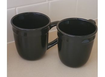 Mainstays Black Coffee Mugs Set Of 2