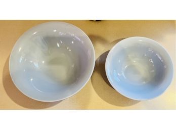 Large Blue Bowls