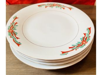 Merry Early Christmas! 4 Christmas Dinner Plates