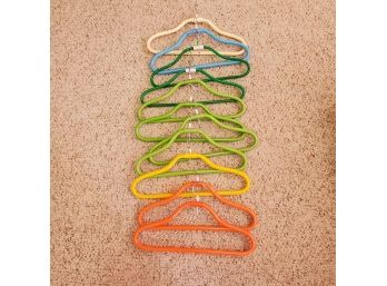 Set Of 11 Plastic Japanese Style Hangers