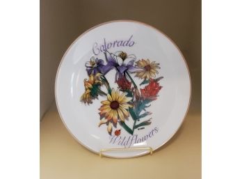 Colorado Wildflowers Plate Decor 7'