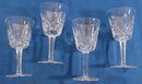 Lot 214- Waterford Crystal Signed Wine Glasses - 4 Piece Lot - New