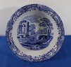 Lot 204- Spode Blue & White Large Footed Centerpiece Fruit Bowl - New