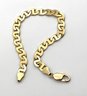 Lot M31- 14K Gold Italy Heavy Mens Bracelet Jewelry 8 Inches
