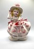 Lot 17- Giftware By Nancy Pew Vintage Valentine Girl Planter - Japan