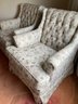 Lot 9- Pair Of 2 Fabulous Neutral Colors Upholstered Living Room Chairs