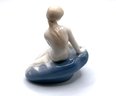 Lot 91A- Vintage Royal Copenhagen Porcelain Mermaid On Rock Figurine Edvard Erikensen