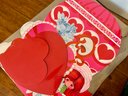 Lot 80- New Sealed Vintage Valentine Cut Outs Dennison Decor Hearts Lot Of 5