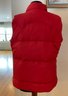 Lot 83- American Eagle Reversible Red  Orange Down Puffer Puffy Vest Womens M