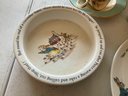 Lot 210- Wedgewood Beatrix Potter Peter Rabbit  Bowls Dishes Cups Benjamin Bunny Lot Of 16 And Others
