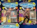 Lot 87- Sealed New Star Trek The Next Generation 1993 Figures Collection Lot Of 7