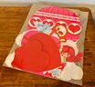 Lot 80- New Sealed Vintage Valentine Cut Outs Dennison Decor Hearts Lot Of 5