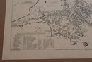 Lot 228- Town Of Boston In New England Map 1722 - High Quality Matted Reproduction