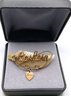 Lot 48- Vintage BARBARA Pin In Mother Of Pearl Florida Dangling Heart  Souvenir