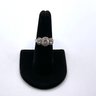 Lot 40- Sterling Silver CZ Womens Round Setting Ring Size 7