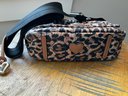Lot 55- Brighton Nylon Leopard Cross Body Purse Bag