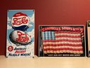 Lot 186-90s Ande Rooney Advertising Porcelain Enamel Signs Lot Of 6 Cheerios Pepsi