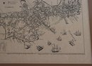 Lot 228- Town Of Boston In New England Map 1722 - High Quality Matted Reproduction