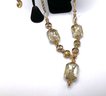 Lot 42- Gorgeous Designer Crystal Necklace And Earrings Set