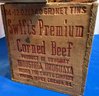 Lot 12- Advertising Crates - Swifts Premium Corned Beef - Tasty Spread - Sonny Boy - Lot Of 7