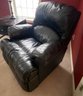 Oversized King Black Leather Rocking Recliner Phoenix - Excellent Condition!