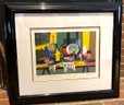 Lot 16 - Marcel Mouley Abstract - La Olessate Ou Grill Abstract Lithograph Signed 135/300