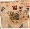 Lot 33 - John Lennon Beatles Art - Plate Signed - Inc COA Framed