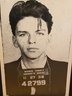 Lot 38 - Contemporary Young Frank Sinatra Mug Shot Arrest Photo Framed