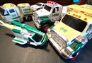 Lot 132 - Collection Of HESS Trucks, Helicopter