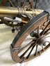 Lot 52 - Vintage 29 Inch Brass Wood Field Cannon Replica Violet VLMINA Louie XIV
