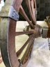 Lot 52 - Vintage 29 Inch Brass Wood Field Cannon Replica Violet VLMINA Louie XIV