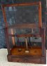 Lot 59 - Antique Apothecary Laboratory Scale With Extra Weights Encased In Wood And Glass