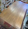 Lot 13 - WEST ELM CHUNKY WOOD DINING TABLE Very Cool Table - Needs TLC