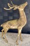 Lot 67 - Large Decorative Brass Deer Buck 14x9