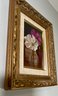 Lot ArtM11 - Beautiful 'Cosmos' Flowers Oil On Board Painting By Christopher Pierce