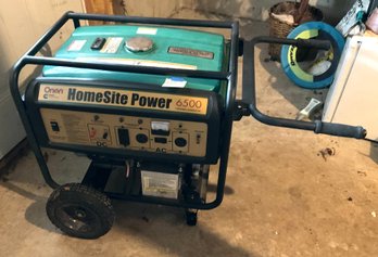 Lot 260- Home Site Power Generator 6500 Portable Gas Powered Onon Power Generation